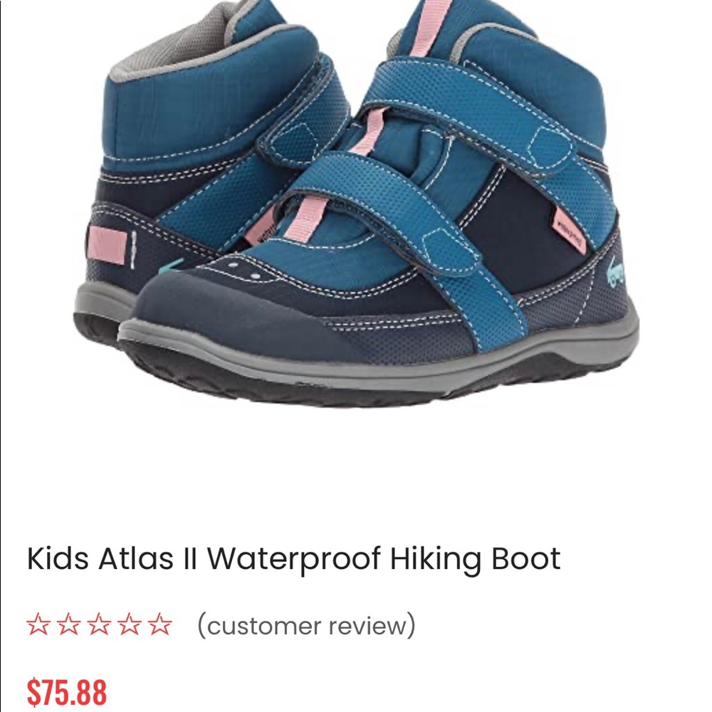 See Kai Run Toddler Hiking Boots Size 5